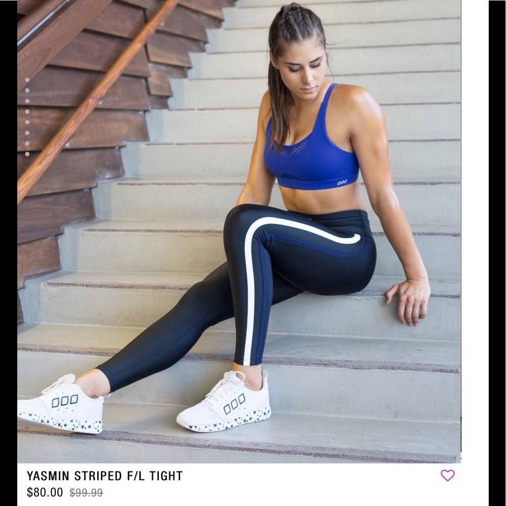 Lorna Jane Yasmin Striped Tights